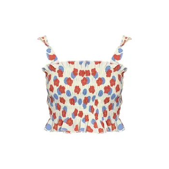 Flowers In Water Camisole Women's Red Flower
