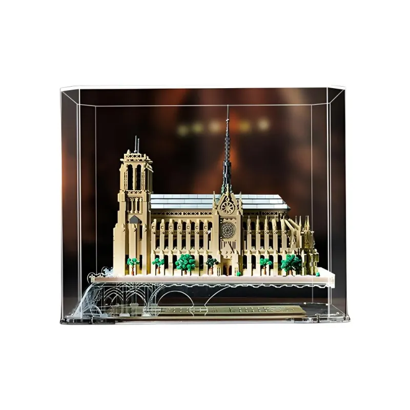 KGBOX Building Block 21061 Notre Dame De Paris Floating Light Model Accessories-0