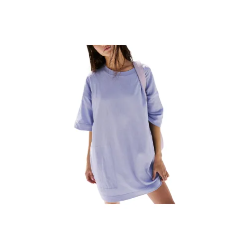 FREE PEOPLE Short-Sleeved Dresses Women's Blue Heron