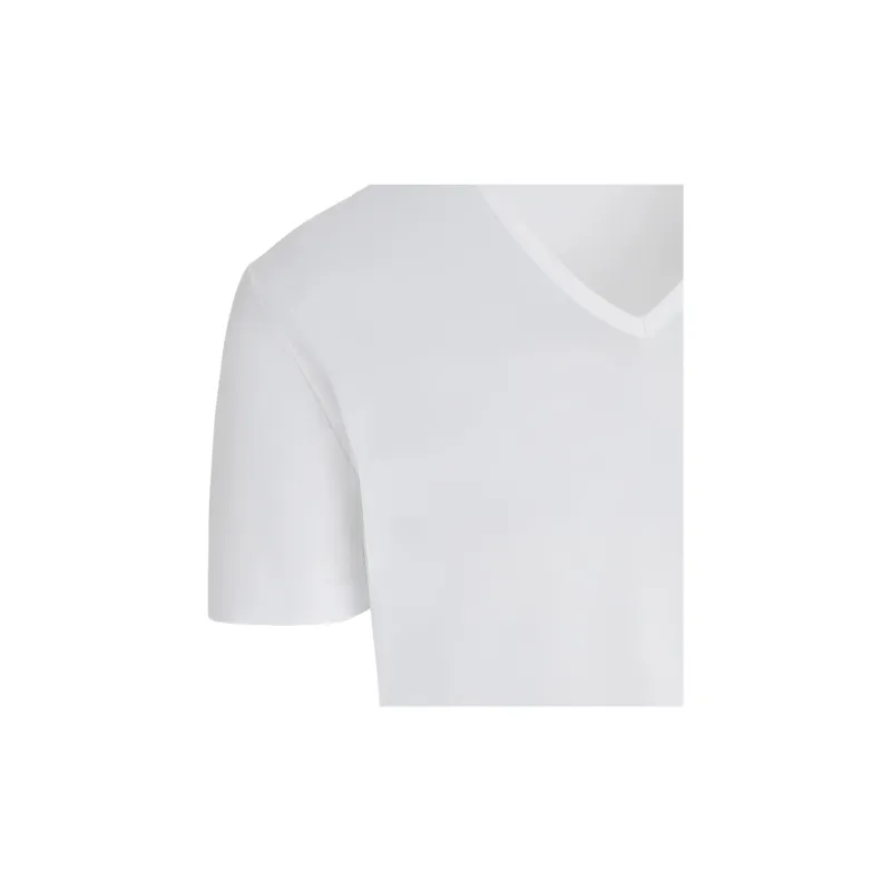 Ermenegildo Zegna V Neck Short Sleeved T Shirt-3