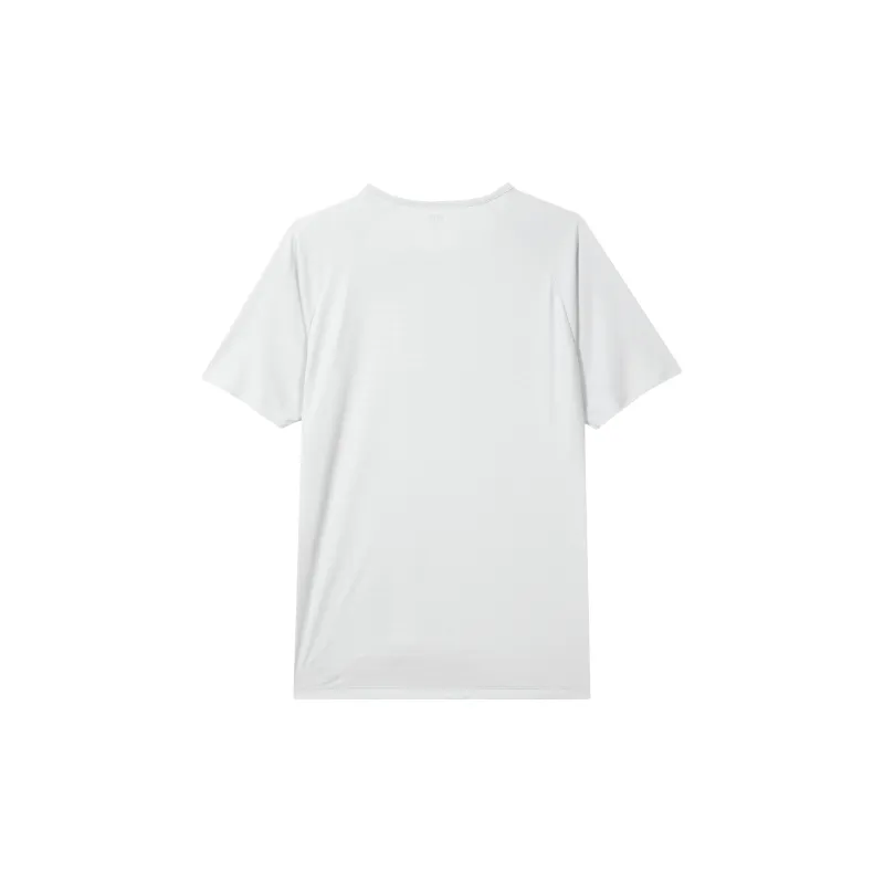 UNIQLO Raglan Sleeve T-Shirt Unisex Light Gray-1