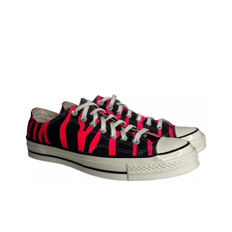Converse Chuck Taylor All Star 1970s Non slip Lightweight Low Top Canvas Shoes Unisex Red Black-2