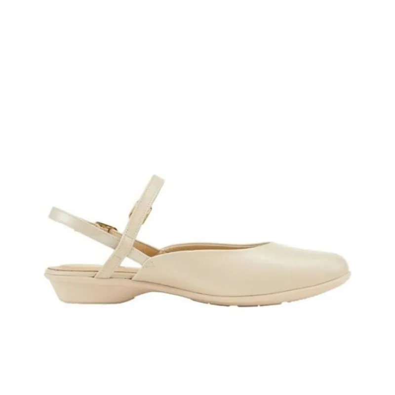 Asics Pedala Ladies 3E Casual Single Shoes Women's Beige-1
