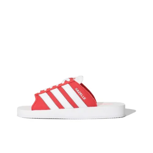 Adidas Gazelle Beach Slides 'Red'