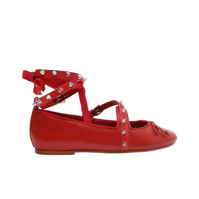 Schutz Larissa Casual Single Shoes Women's Red-1