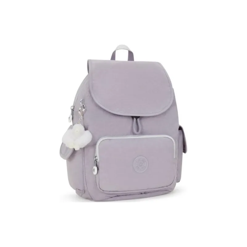 Kipling Polyamide Backpack Small Size Women's Soft Gray-1