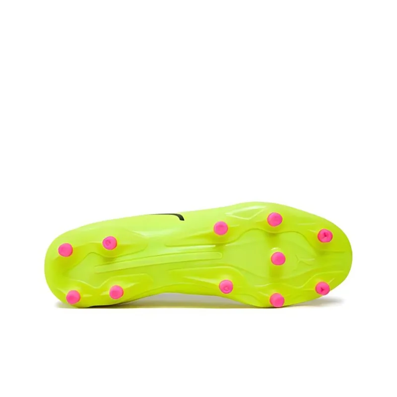 PUMA King Pro AG Short Rubber Studs FG Long Rubber Studs Slip Resistant Soccer Shoes Unisex Green Black-4