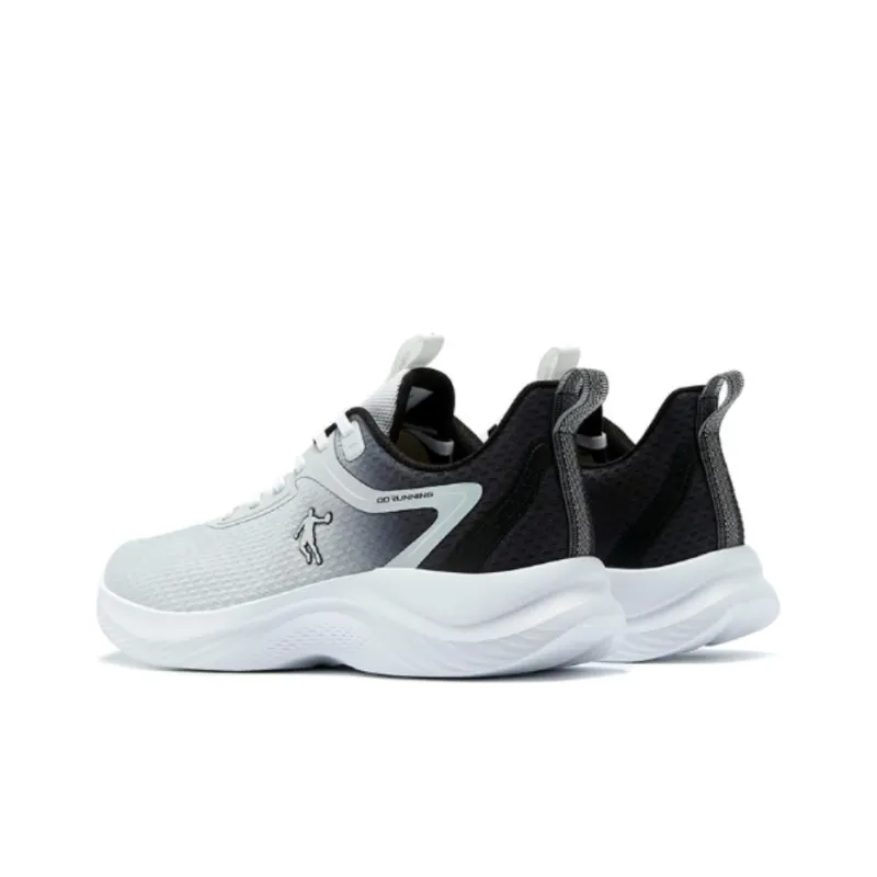 QIAODAN Cushioning And Breathable Low Top Casual Running Shoes Men's Gray-3
