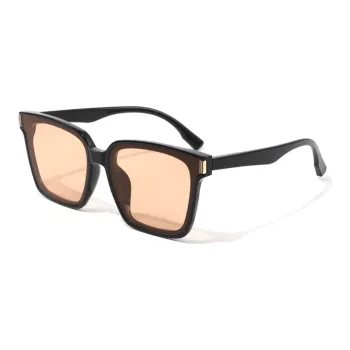 RUOYUN TR90 Irregular Shape Sunglasses Unisex Black