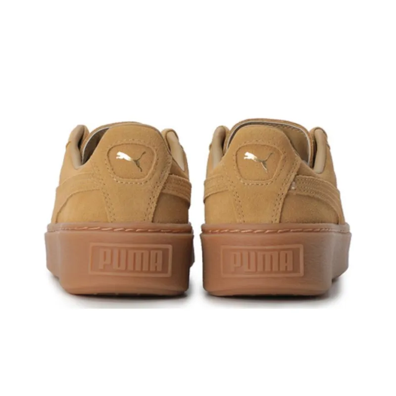 PUMA Breaker Suede Rubber Casual Board Shoes Brown-3