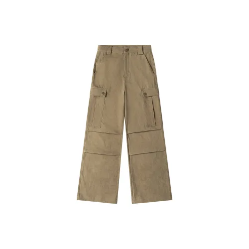 Heartboon Cargo Pants Unisex Khaki