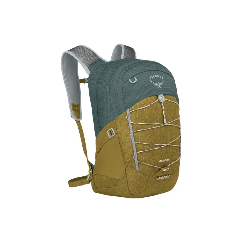 OSPREY Nylon Outdoor Mountaineering Bag Backpack Regular Unisex Gold Brown & Green-1