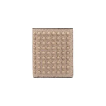 CL LUBOTING Grained Calfskin Wallet Unisex Khaki