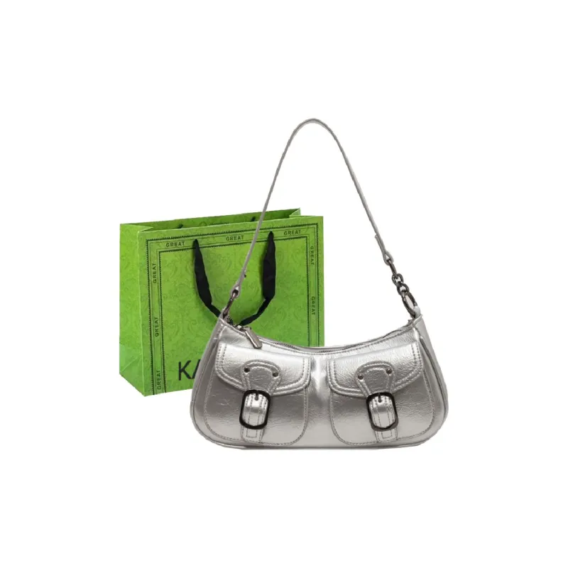 KARUISHA Pu Crossbody Handbag Shoulder Bag Regular Women's Black Coffee Brown Pink Silver White-13