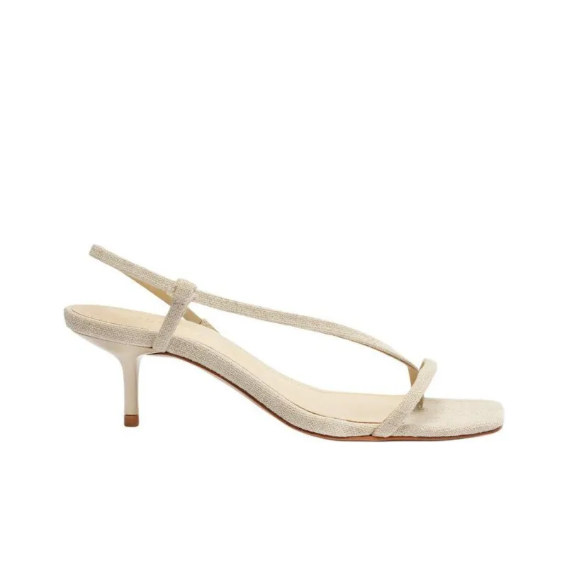 Schutz Heloise One Strap Sandals 5.5cm Women's Gray-1