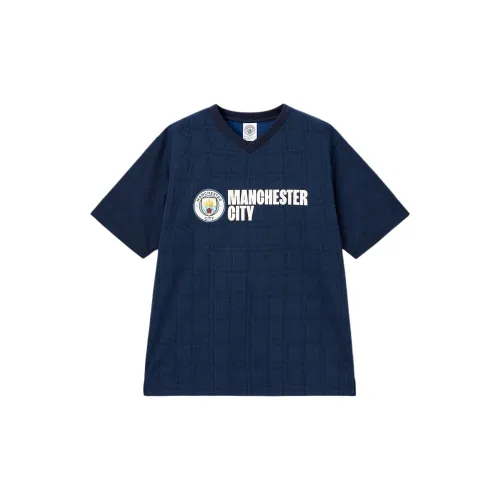 Manchester City F.c. X GU Da-iCE Co-branded Edition Soccer Jerseys Men Navy