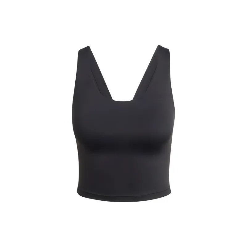 Adidas Free Shipping With AdiClub All Me Medium Support Long Line Bra Tank Top-0