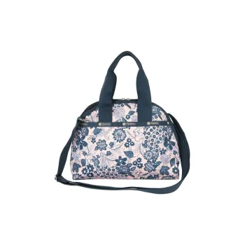 LeSportsac Polyester Boston Bag Shoulder Bag Crossbody Bag Handbag Mini Unisex Pink & Blue