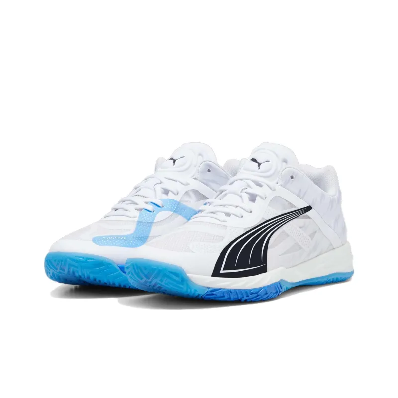 PUMA Accelerate Cushioning, Slip Resistant, And Abrasion Resistant Low Top Golf Shoes Unisex White Black-2