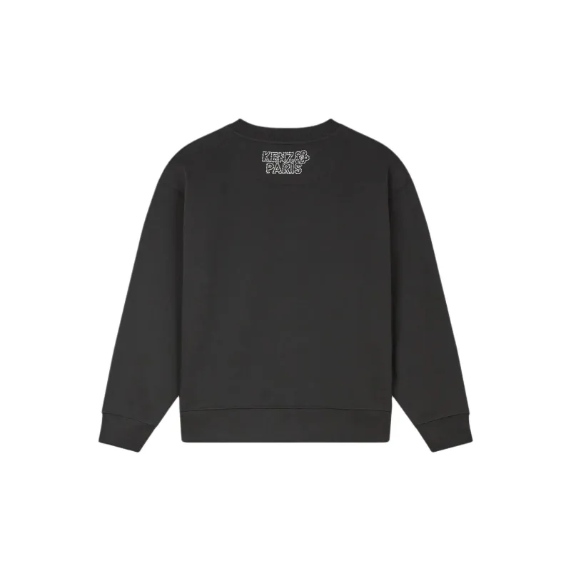 KENZO Floral Embellished Crewneck Sweatshirt-1