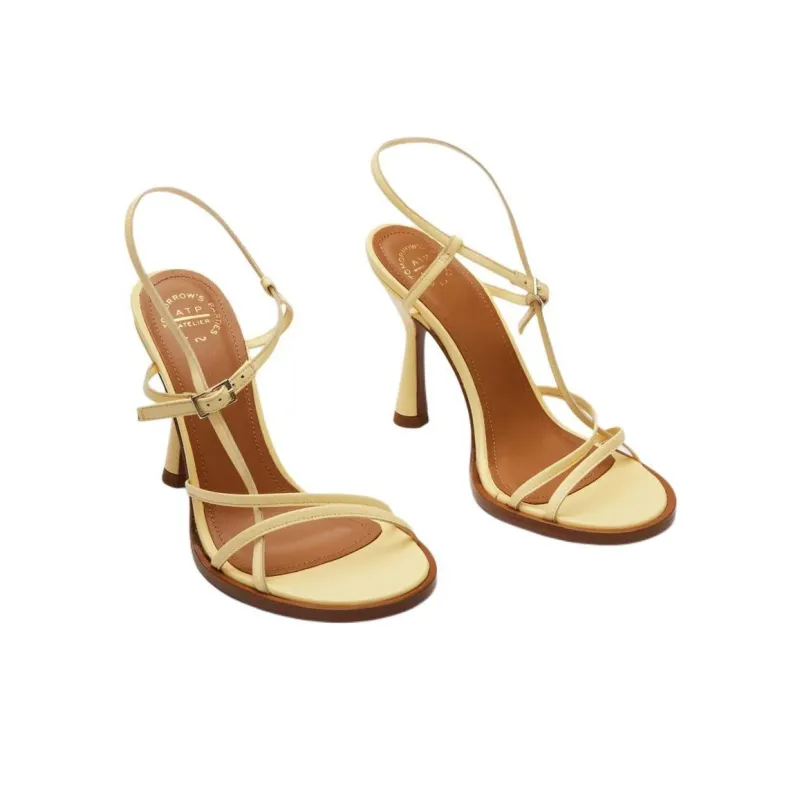 ATP Atelier Amalfi Strap Sandals 9.5cm Women's Yellow-2