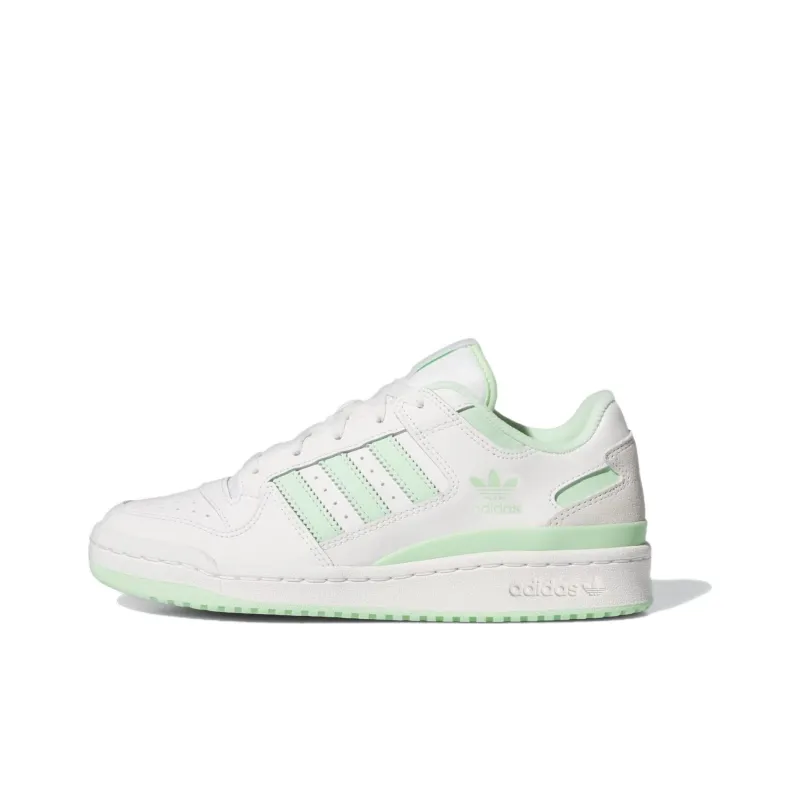 Adidas Forum Low Cl Cloud White Semi Green Spark Women's-0