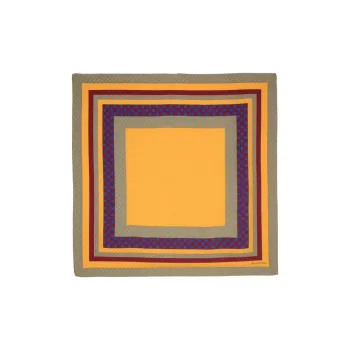 Balenciaga 1990s Diamond pattern Silk Scarf