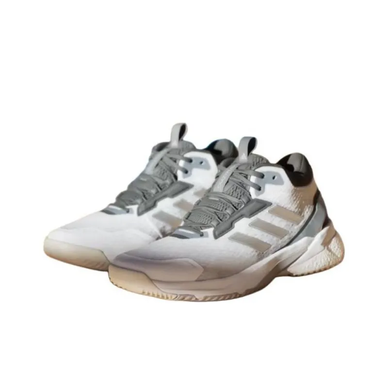Adidas Crazyflight 5 Mid Indoor Cloud White Silver Metallic Core Black Women's-1