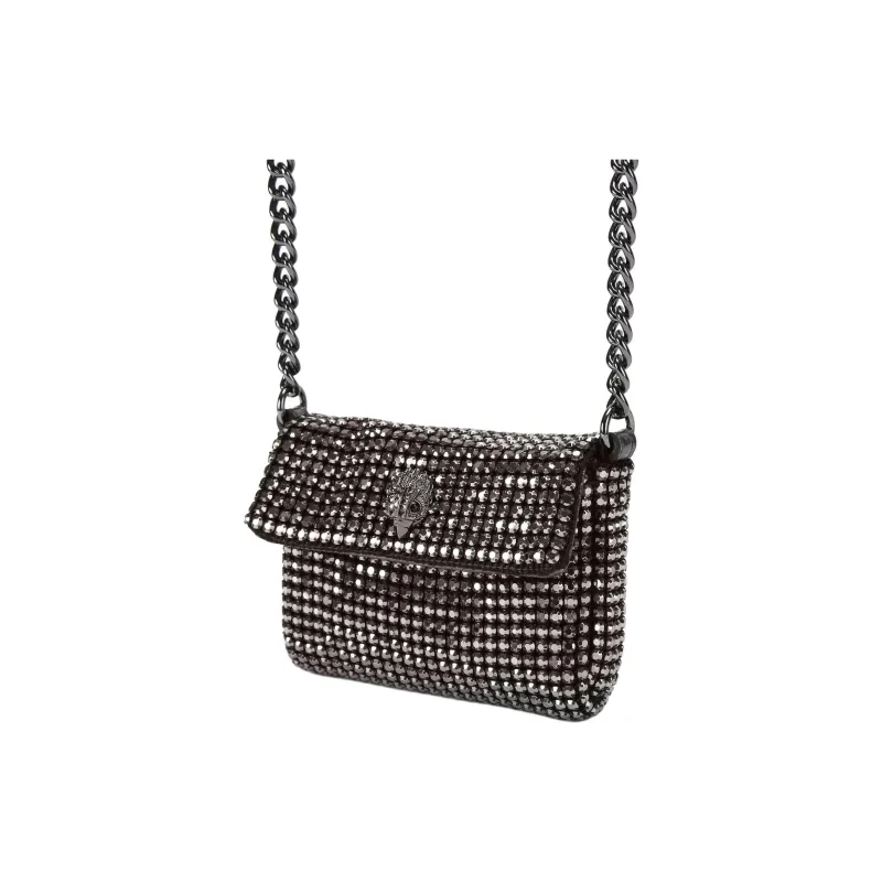 Kurt Geiger London Crystal Shoulder Bag Crossbody Bag Mini Women's Silver Black-2