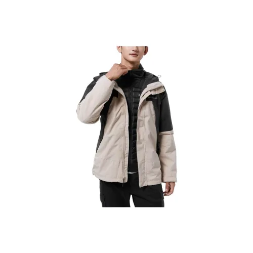 Columbia Windbreaker Jackets Men Khaki/Black