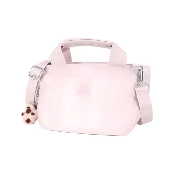 Kipling Nylon Tote Bag, Shopping Bag, Shoulder Bag, Crossbody Bag, Handbag Mini Women's Light Pink