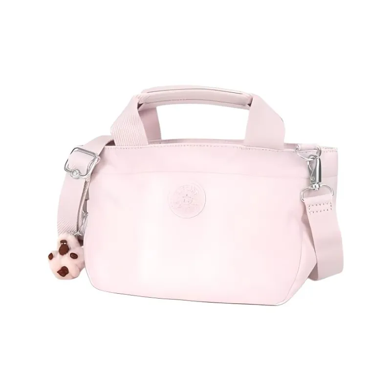 Kipling Nylon Tote Bag, Shopping Bag, Shoulder Bag, Crossbody Bag, Handbag Mini Women's Light Pink-0