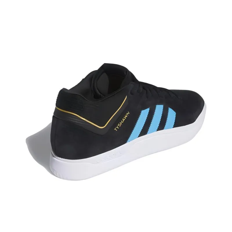 Adidas Originals Tyshawn Core Black Light Grey Heather Blue Burst-3