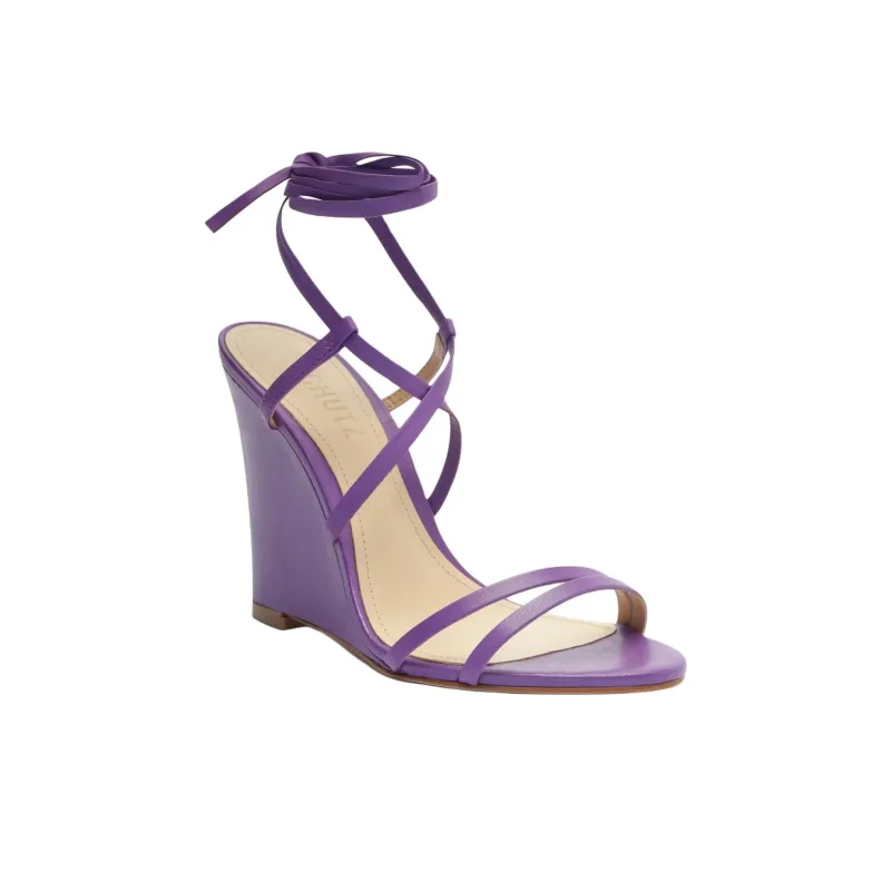 Schutz Deonne Strap Sandals 10.5cm Women's Purple-2