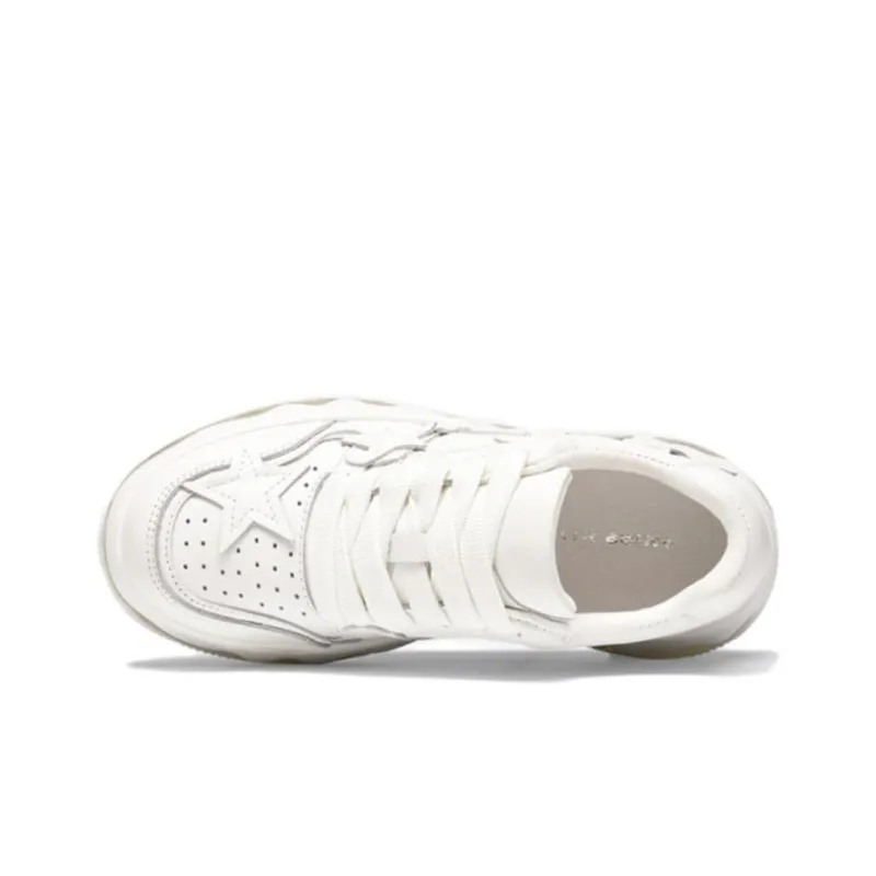 Kiss Kitty Skateboard Shoes Women's White-4