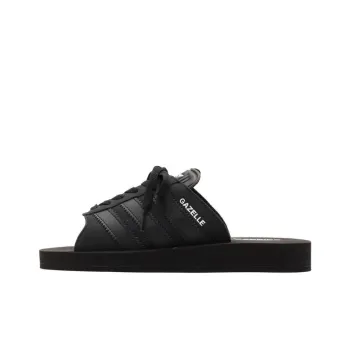 Adidas Originals GAZELLE Slip Resistant Abrasion Resistant Slide Slippers Unisex Black