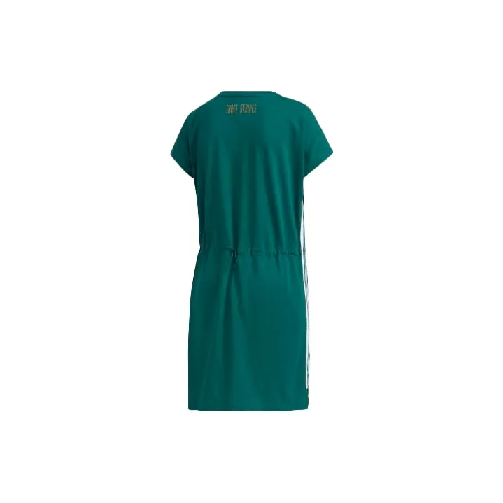 Adidas Neo Short-Sleeved Dresses Women's Forest Green-1