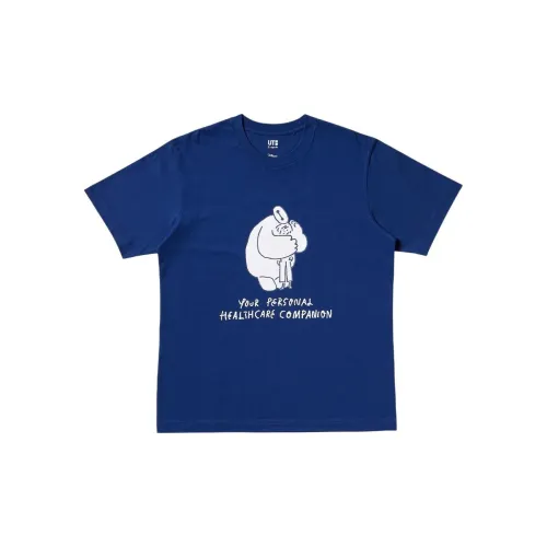 UNIQLO Yu Nagaba Collaboration T-Shirts Unisex Dark Blue