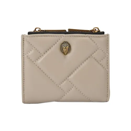 Kurt Geiger London Leather Wallet Mini Women's Dove Gray