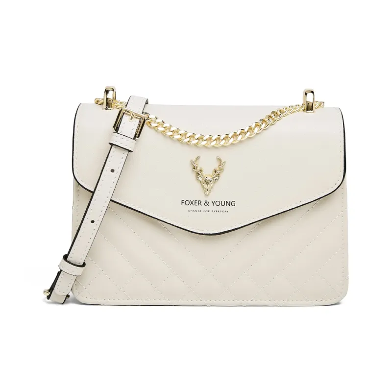 FOXER Shoulder Bags Apricot-1
