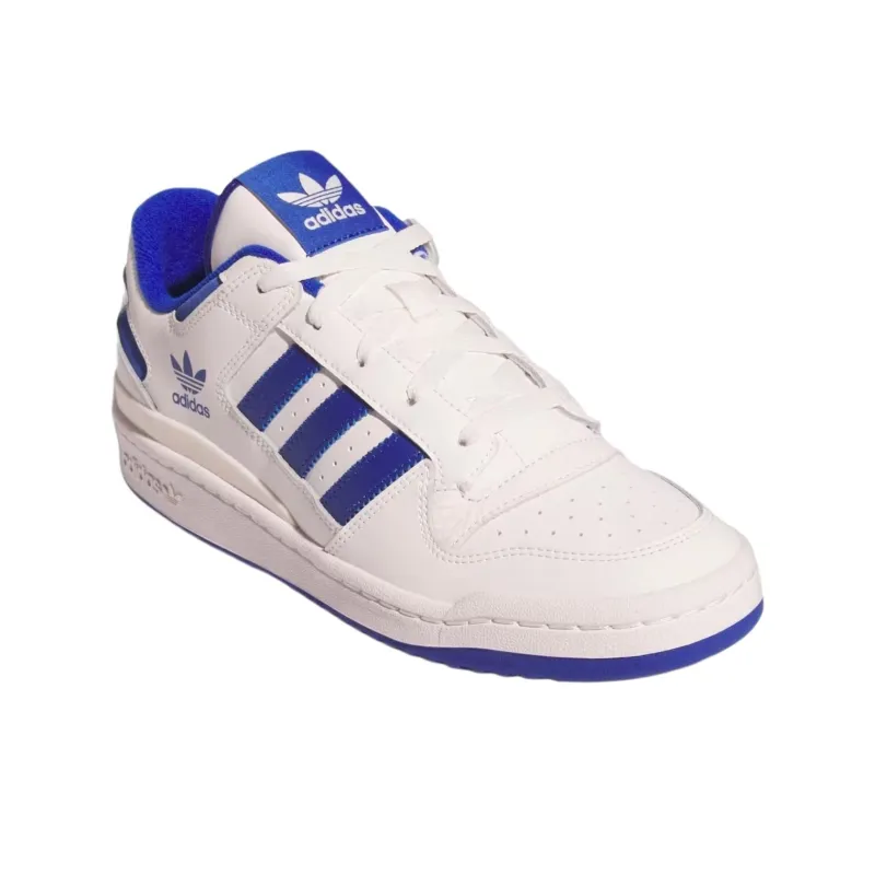 Adidas Forum Low Cl Core White Royal Blue-2