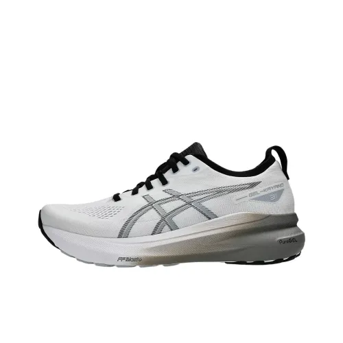 Asics Gel Kayano 31 Anti Slip Wear Resistant Low Top Running Shoes Men's Gray