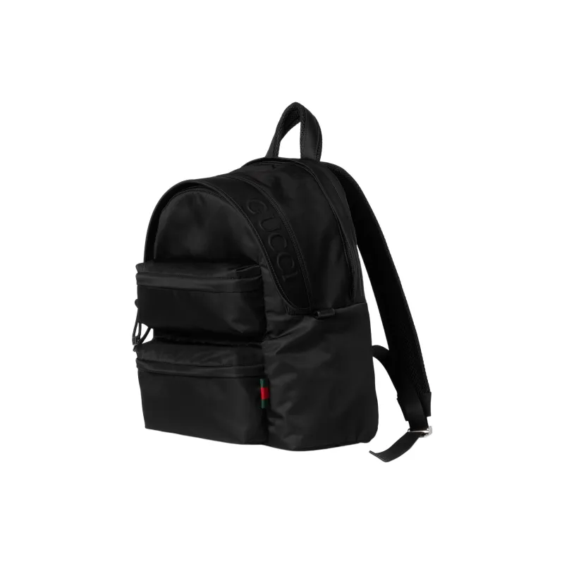 GUCCI Nylon Backpack Medium Size Men's Black-1