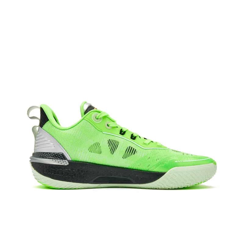 QIAODAN FE2.0 Low-Top Q-KUNGFU TURBO Basketball Shoes Men's Shiny Green Black-1