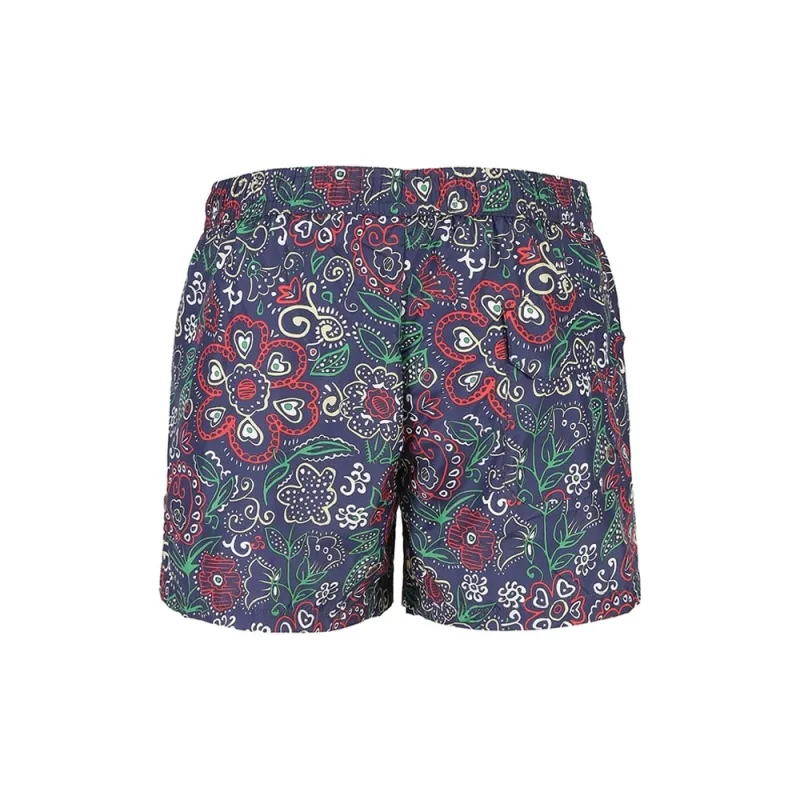 BALLY SS24 Beach Shorts Men's Marine Blue-1