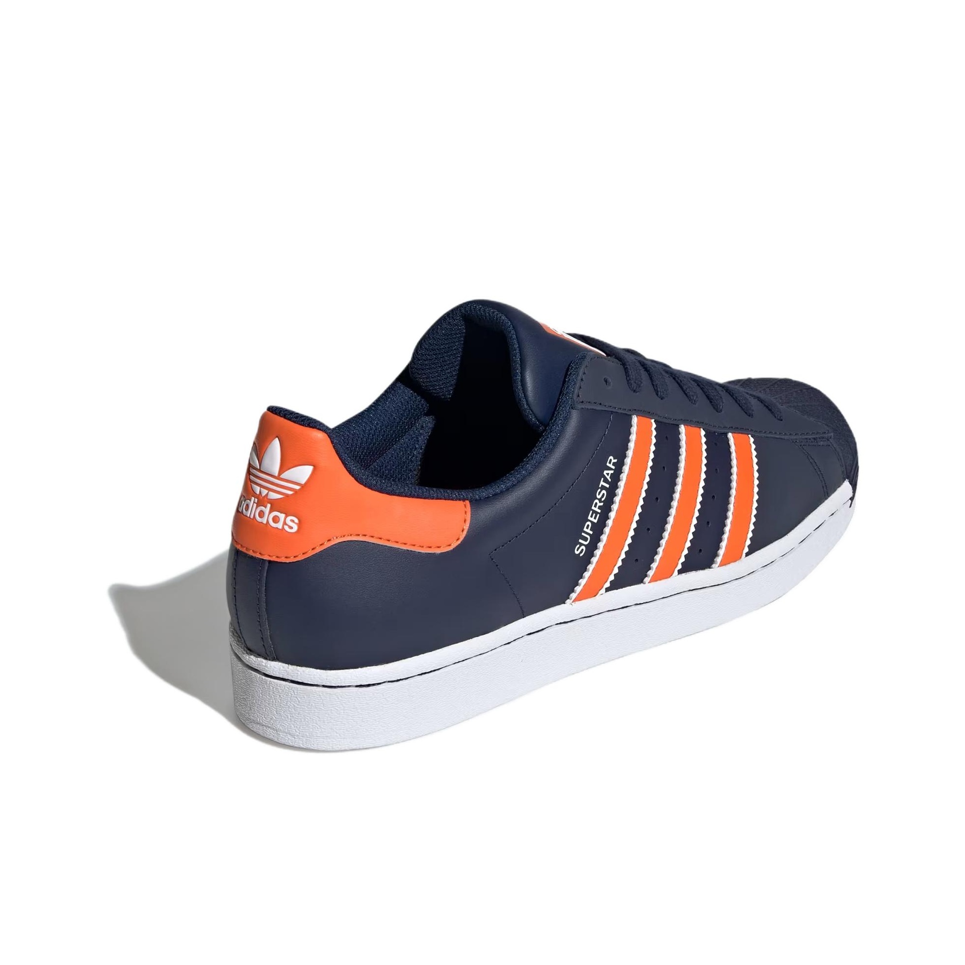 Adidas Superstar Night Indigo Orange Cloud White US M 12