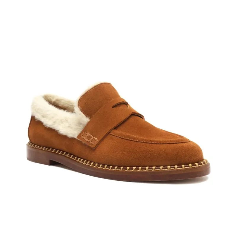 Schutz Christie Loafers Women's Umber-2
