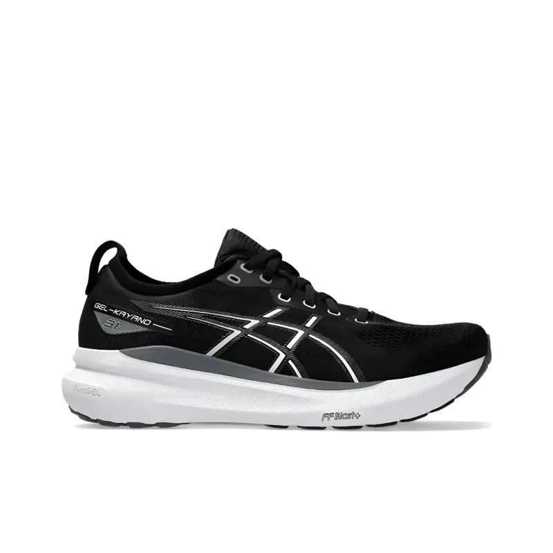 Asics Gel Kayano 31 Anti Slip Wear Resistant Low Top Running Shoes Men's Black White-1
