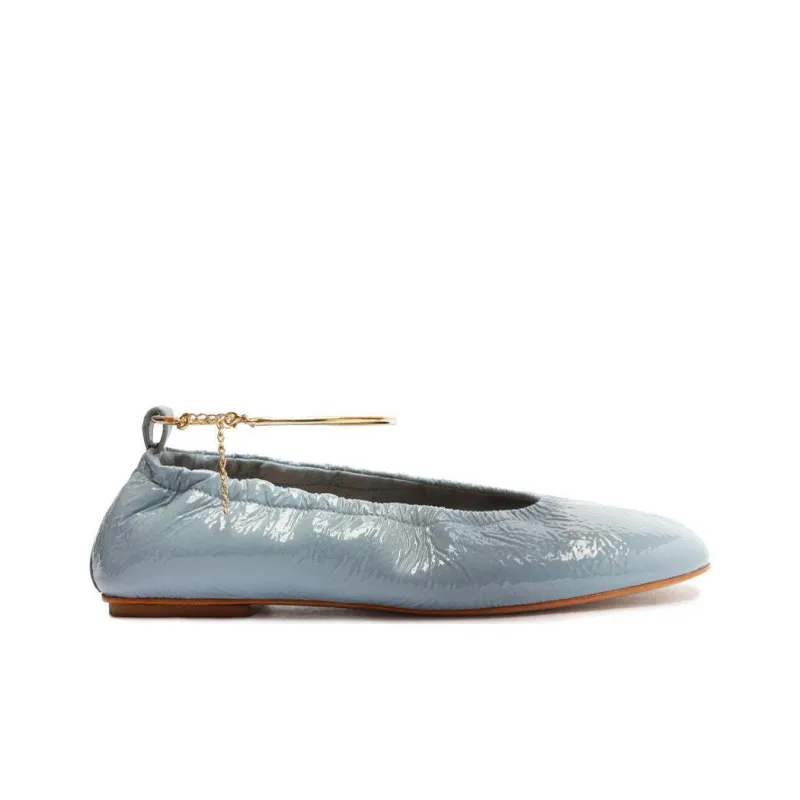 Schutz Bethany Casual Single Shoes Women's Blue-1