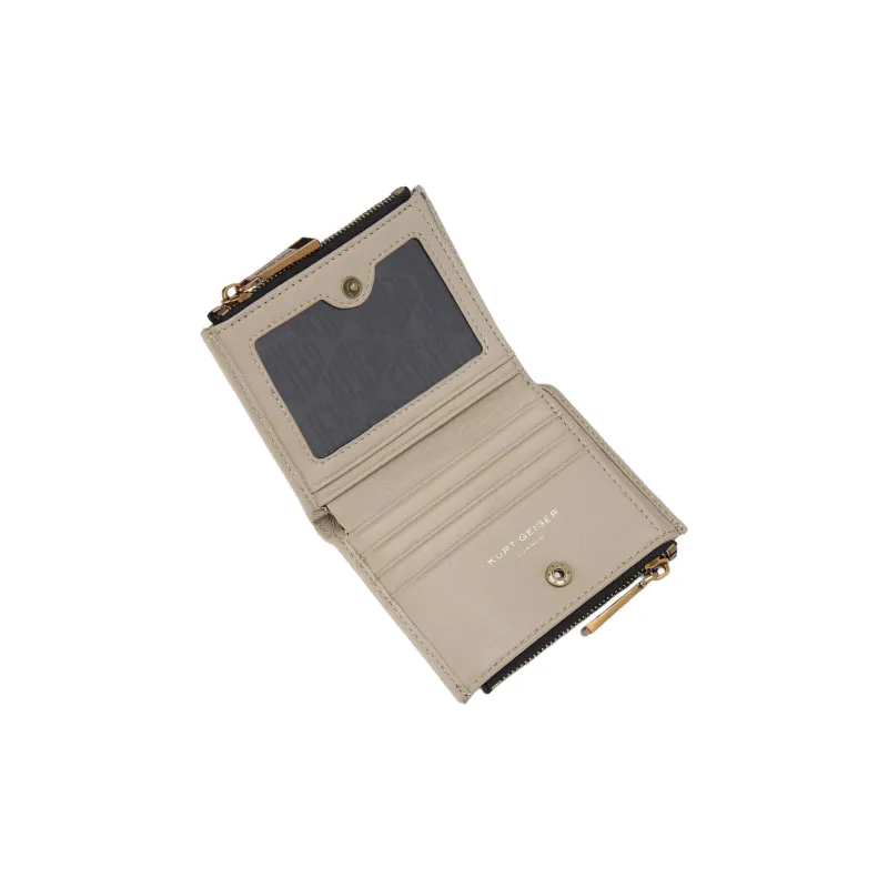 Kurt Geiger London Leather Wallet Mini Women's Dove Gray-3
